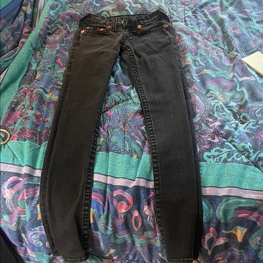 Vintage Black True Religion Women's Jeans Made in USA